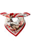 Ataturk and Turkish Flag Pattern Scarf Bandana 50X50 cm - 2
