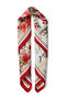 Ataturk and Turkish Flag Pattern Scarf Bandana 50X50 cm - 3