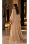 Beige Dantelle Lace Abaya - 3