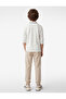 Cotton Button Long Sleeve Polo Neck Basic School T-Shirt - 3
