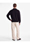Kangaroo Pocket Three-Thread Ribbed Comfortable Fit Snap Button Stand-Up Collar Sweatshirt - 4
