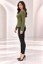 Women's Boat Neck Ribbed Long Beard Fuzzy Soft Textured Long Sleeve Knitwear Sweater Blouse - 7