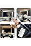 Car Vanity Mirror with LED Lights, Touch Control, Multiple Lighting Modes, Universal Fit for Car Sun Visor - 6