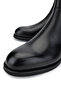 Men's Genuine Leather Black Casual Boots - 3