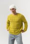 Vector Thessaloniki Knitted Geometric Patterned Crew Neck Knitwear Men's Sweater