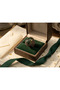Bronze Women's Ring Authentic Copper Margazite Worked Oval Moss Agate Stone Adjustable Vintage - 5