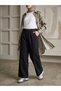Washable Trousers with Pockets - Black