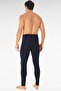 Jiber Men's Black Thermal Winter Underwear Leggings - 4