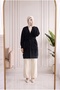 Meltemay Double Pocket Tied Knitwear Cardigan-Kr6012 Black