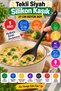 Single Black Large Size Silicone Spoon 27 cm Kitchen Cooking and Serving Spoon Colorful Kitchen Utensil