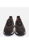 Metal Detailed Smoked Suede Textured Large Size Women's Sneaker - 3
