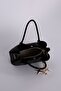 Star charm detailed hand and shoulder bag black - 4