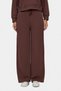 Ione dark brown straight leg cotton glitter stone printed loose fit women's sweatpants