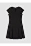 Esvab • Modern & Distinctive Girls' Pleated Dress with Button Detail - 6