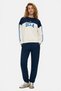 Amerie Bone Color Crew Neck Printed Cotton Loose Fit Women's Sweatshirt - 2