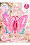 Spotted Pink Butterfly Foil Balloon 77X52 cm – Helium Compatible Large Butterfly Birthday Balloon - 2