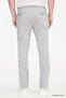 Men's Gray Cotton Slim Fit Dobby Side Pocket Flexible Casual Trousers - 3