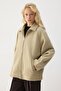 Oversize Zippered Short Jacket - 2