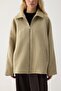 Oversize Zippered Short Jacket - 4