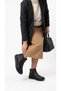 Artı-Artı001/Dr-3707 Genuine Leather Women's Daily Orthopedic & Heel Spur Function Black Boots - 6