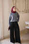 Smoked Button Detailed Angora Knitwear Sweater - 3