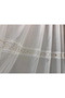 Verona 2048 Gold Flowery 1/3 Pleated Tulle Curtain - 8