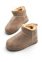 Women's Poly Lightweight Suede Looking Boots with Fur Inside the Sole, Cold Resistant Daily Boots