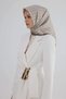 Twill Silk Scarf 53005 Stone