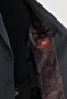 Straight Slim Fit Classic Wool Men's Coat Anthracite - 21346.26K - 6