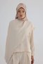Twill Silk Scarf 53003 Cream