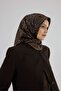 Twill Silk Scarf 53006 Black Anthracite - 2