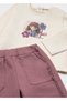 Baby Girl 3-Piece Hooded Jacket Tracksuit Set Dusty Rose 2839 - 6