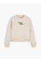 WW0WW51598 SCRIPT REGULAR C-NK SWT AEF Krem - 5