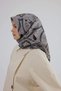 Twill Silk Scarf 53004 Smoked - 3
