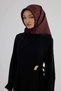 Sura Silk Scarf 53005 Burgundy Black - 3