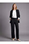 Özmarka New Season Black Regular Fit Women's Trousers