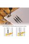 Drill Bit Set, 3 Count Self Centering Drill Bits with Hex Shank and Adjustment Wrench, Profes - 3