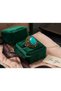 Bronze Women's Ring Authentic Copper Jewelry Turquoise Zircon Stone Star Flower Large Model Adjustable Vint - 3