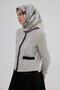 Eșarfă din mătase twill 53001 Prune - 2