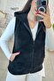 Hooded Plush Vest 7K077 - 2