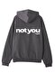 Unisex Oversize Hoodie Not You Again Printed Smoked – Hooded, Kangaroo Pocket, 3 Thread Ribs - 6