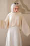 Cream Bat Sleeve Oversize Knitwear Sweater