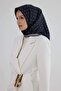 Sura Silk Scarf 53005 Dark Navy Blue - 4