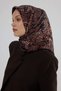 Sura Silk Scarf 53006 Burgundy Brown - 3