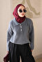 Smoked Shirt Collar Angora Soft Knitwear Sweater