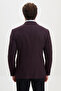 Plain Slim Fit Wool Blend Men's Jacket Plum - 41509.26K - 4