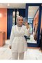 Jewelled Jacket Set White - 3
