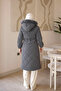 Smoked Waist-Tied Hooded Nova Coat - 5