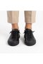 Women's Genuine Leather Sports Shoes Black Thick Sole Sneaker Small Sole That Makes Your Feet Look Smaller - 6