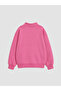 Esvab • Modern & Distinctive Stand Collar Thick Sweatshirt for Girls - 5